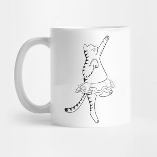 Dancing Ballerina Cat "Blubberina" Mug